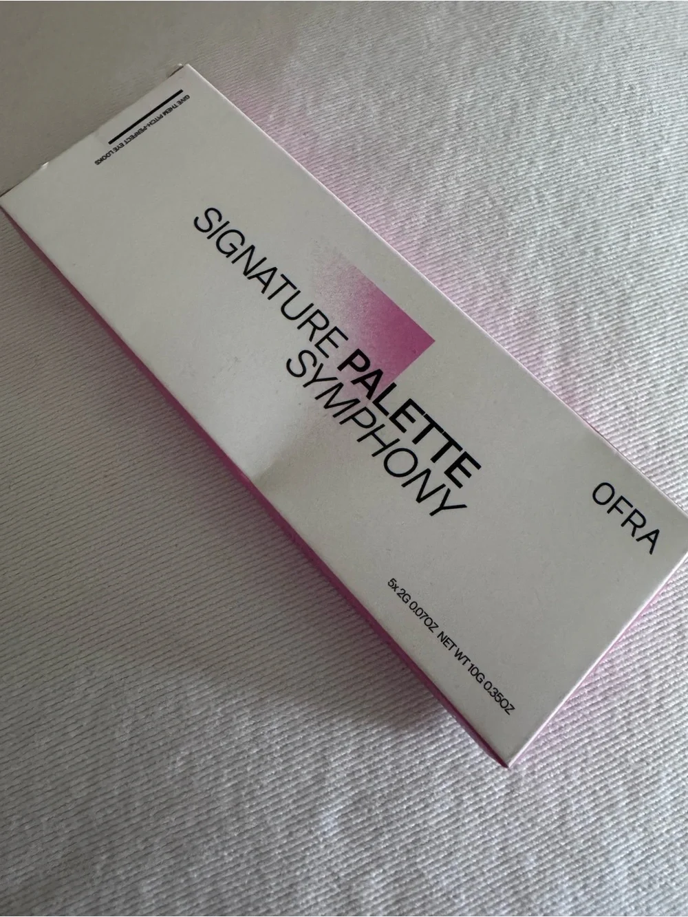 OFRA Signature Palette Symphony - Pink and White Packaging